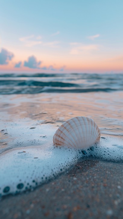A Solitaire Shell Free Seashore Shell Splendor Image - Beach, Shells, Sunset | Download ...