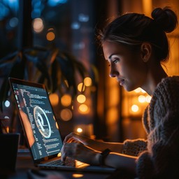 Free Focused Computer Work Image - Woman, Computer, Coding | Download ...