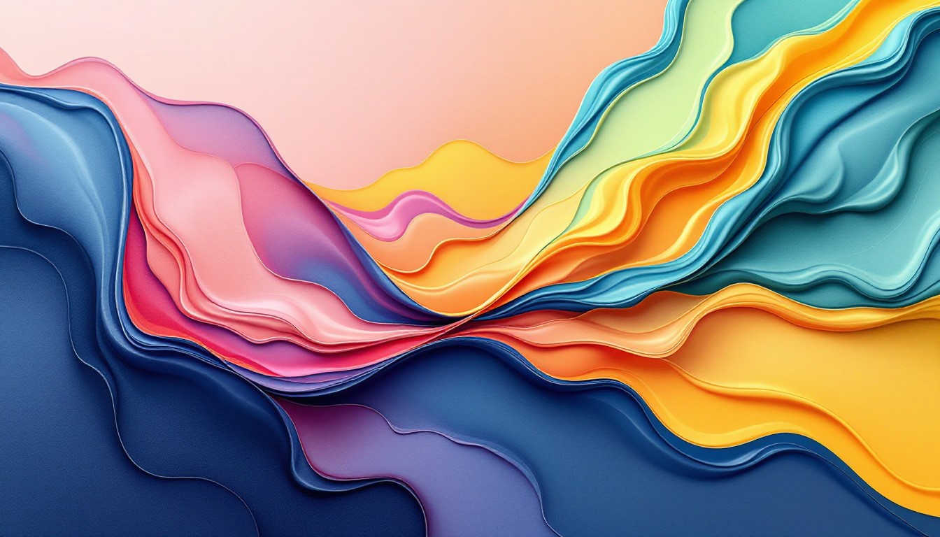 Free Flowing Color Waves Photo - Abstract, Fluid, Waves | Download at ...