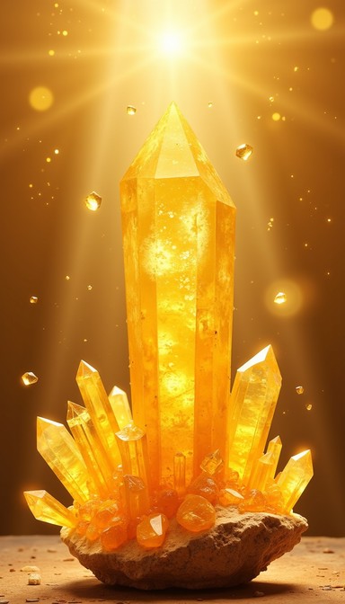 Crystal Edges Free Golden Crystal Ascension Image | Download at StockCake