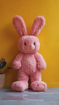 Free Pink Bunny Plush Image - Plush, Pink, Bunny | Download at StockCake