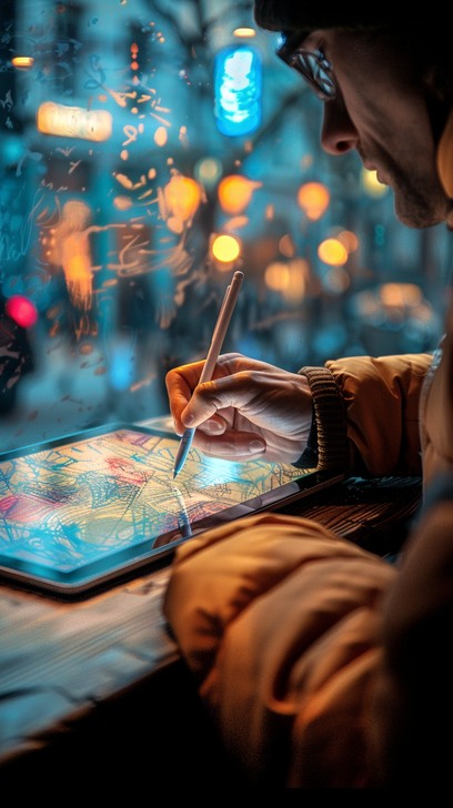Free Creative Digital Workspace Image - Design, Creativity, Tablet ...