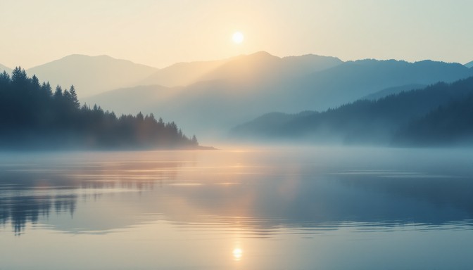 Free Misty Lake Sunrise Image - Sunrise, Lake, Ripples | Download at ...