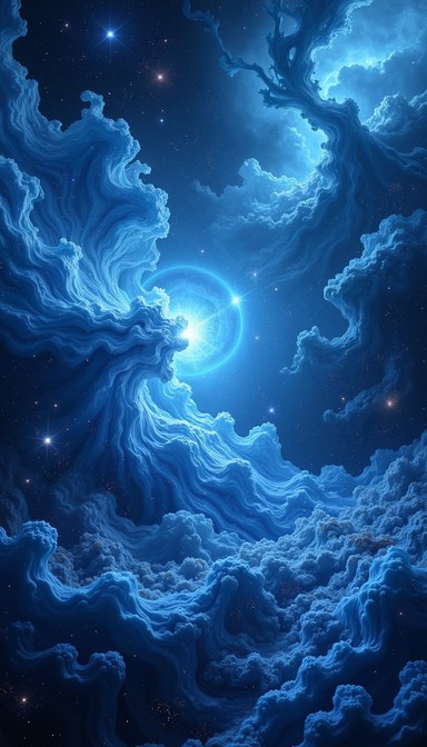 Free Ethereal Azure Nebula Image - Celestial, Ethereal, Luminous ...