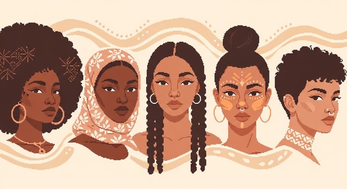 Free Diverse Feminine Pixels Image - Pixelart, Diversity, Women ...