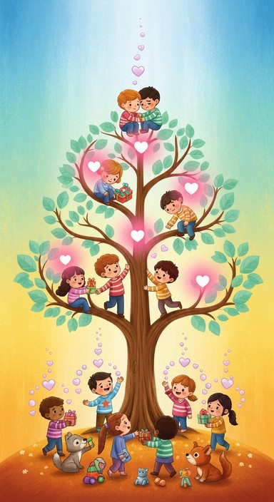 Spread Kindness Tree Free Kindness Tree Blooms Image - Kindness, Children, Tree | Download ...