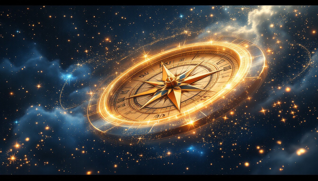 Free Cosmic Compass Guide Image - Compass, Celestial, Magical ...