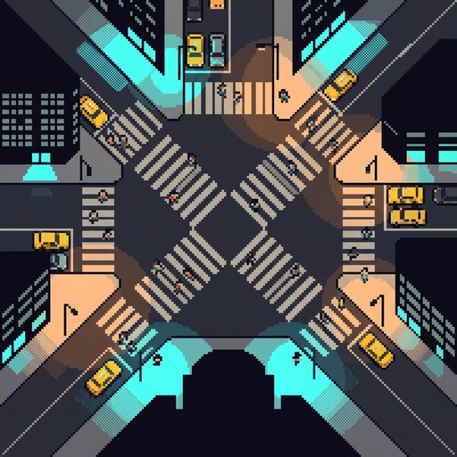 Free Urban Pixel Art Image - Isometric, Pixel, Traffic | Download at ...
