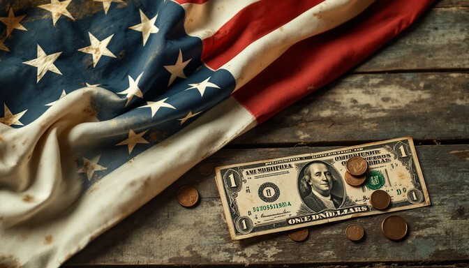 Rustic Money Image Free American Prosperity Heritage Image - Vintage, American, Flag ...