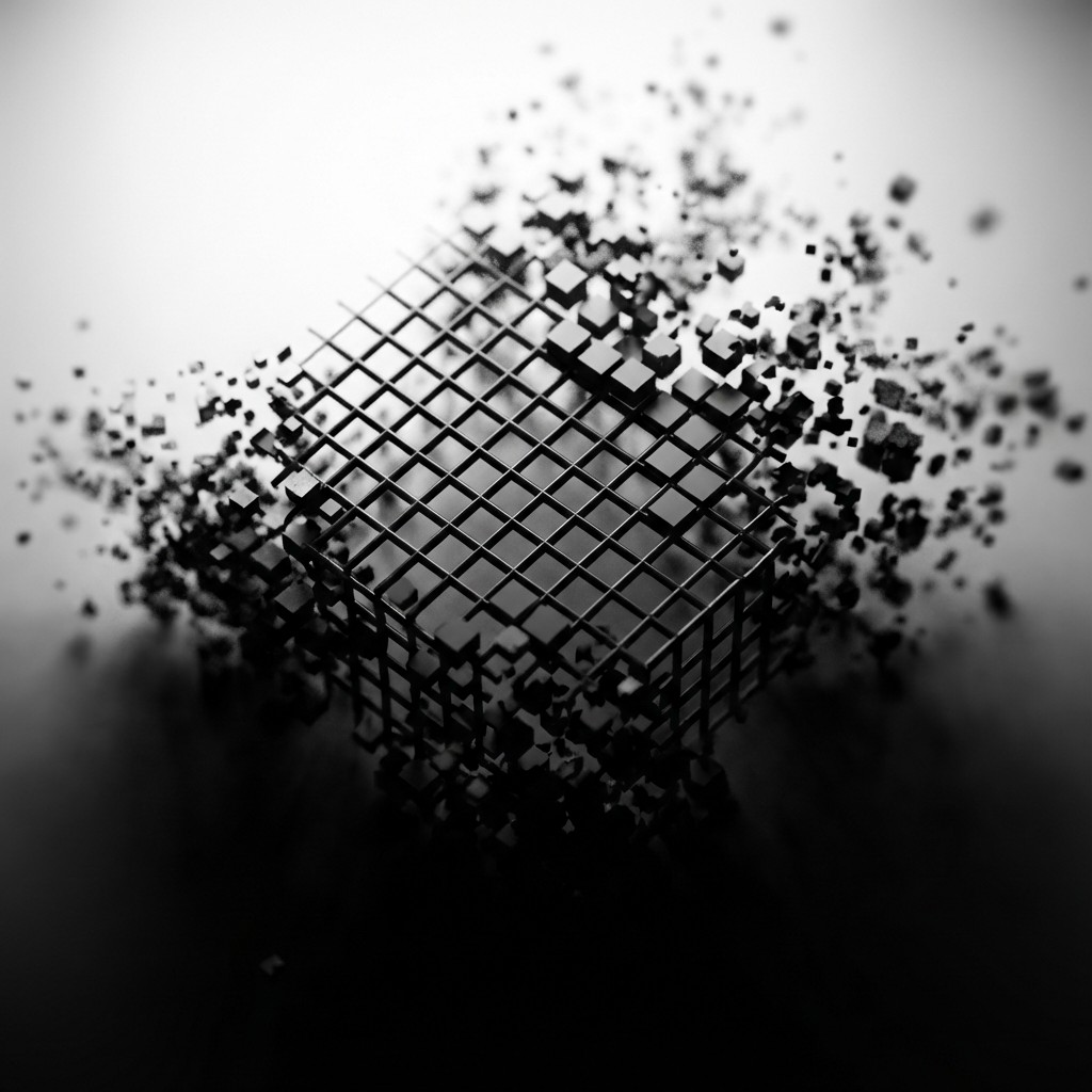 Free Digital Grid Breakdown Image - Abstract, Black, White | Download ...