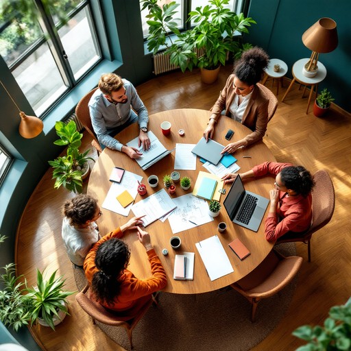 Free Team Brainstorming Session Image - Team, Brainstorming, Office ...
