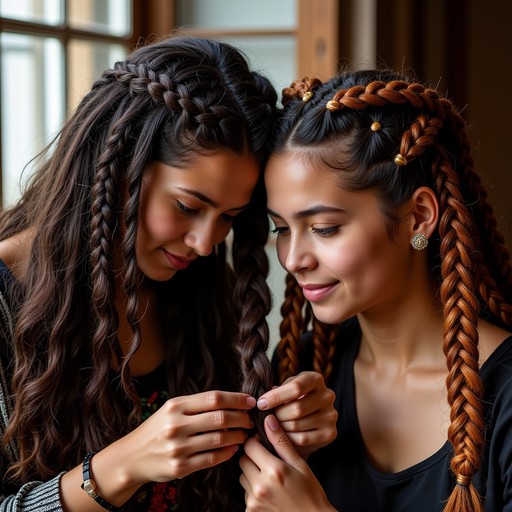 Brave Braid Free Braiding artistic heritage Image | Download at StockCake
