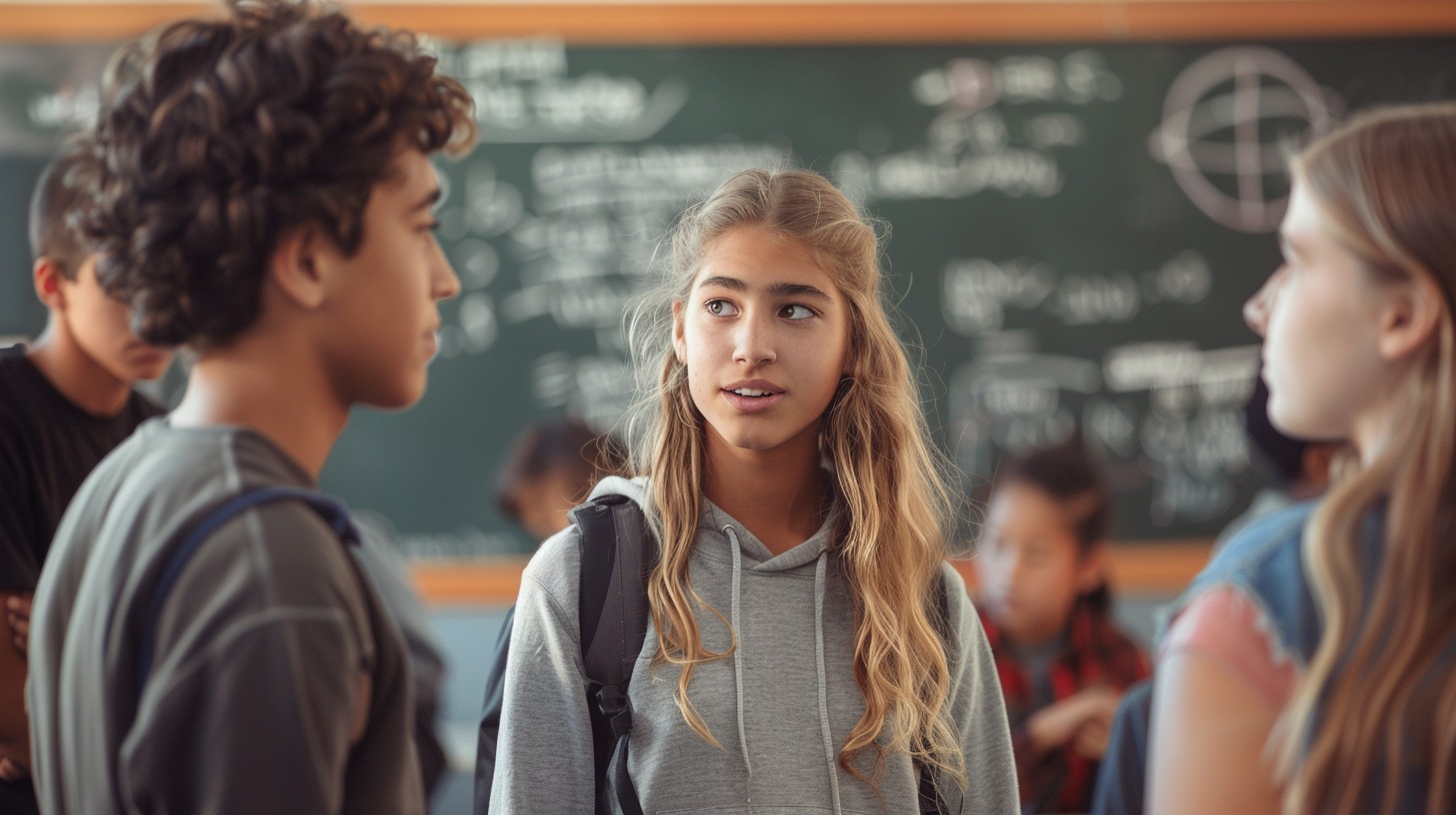 Student Discussion Bad Free Students Discussing School Image - Students, Classroom, Discussion ...