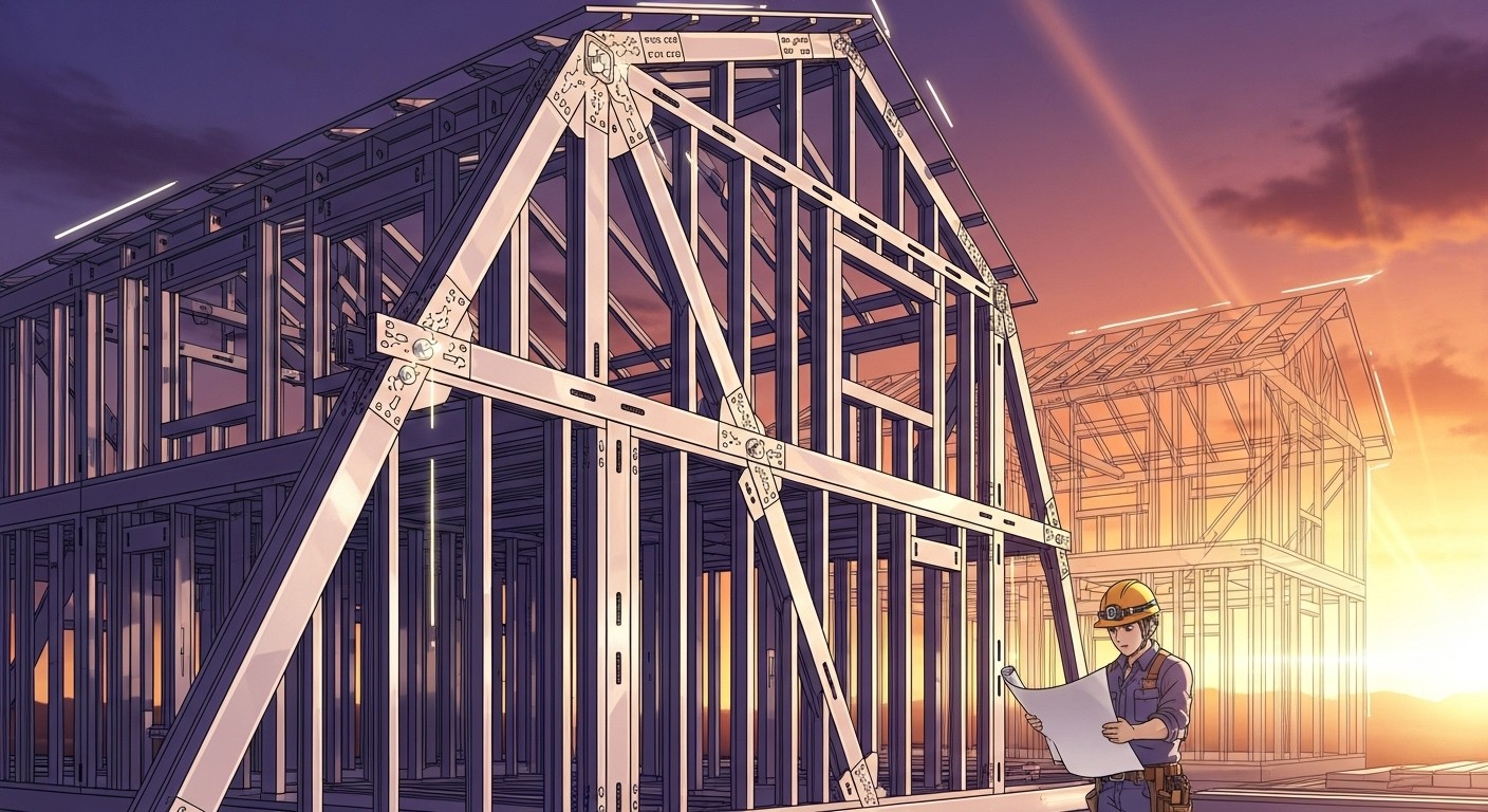 Free Sunset Steel Framework Photo - Steel, Framework, Construction ...