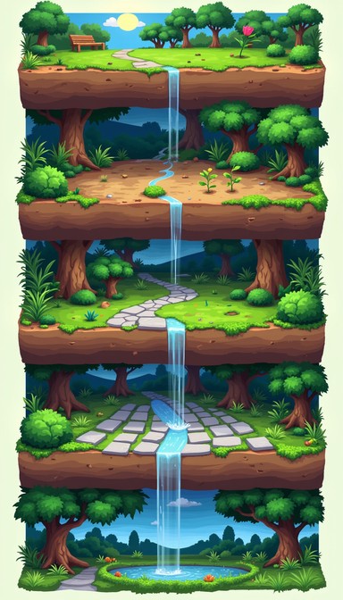 Thrive Waterfall Free Waterfall Fantasy Tower Image - Isometric, Fantasy, Waterfall ...