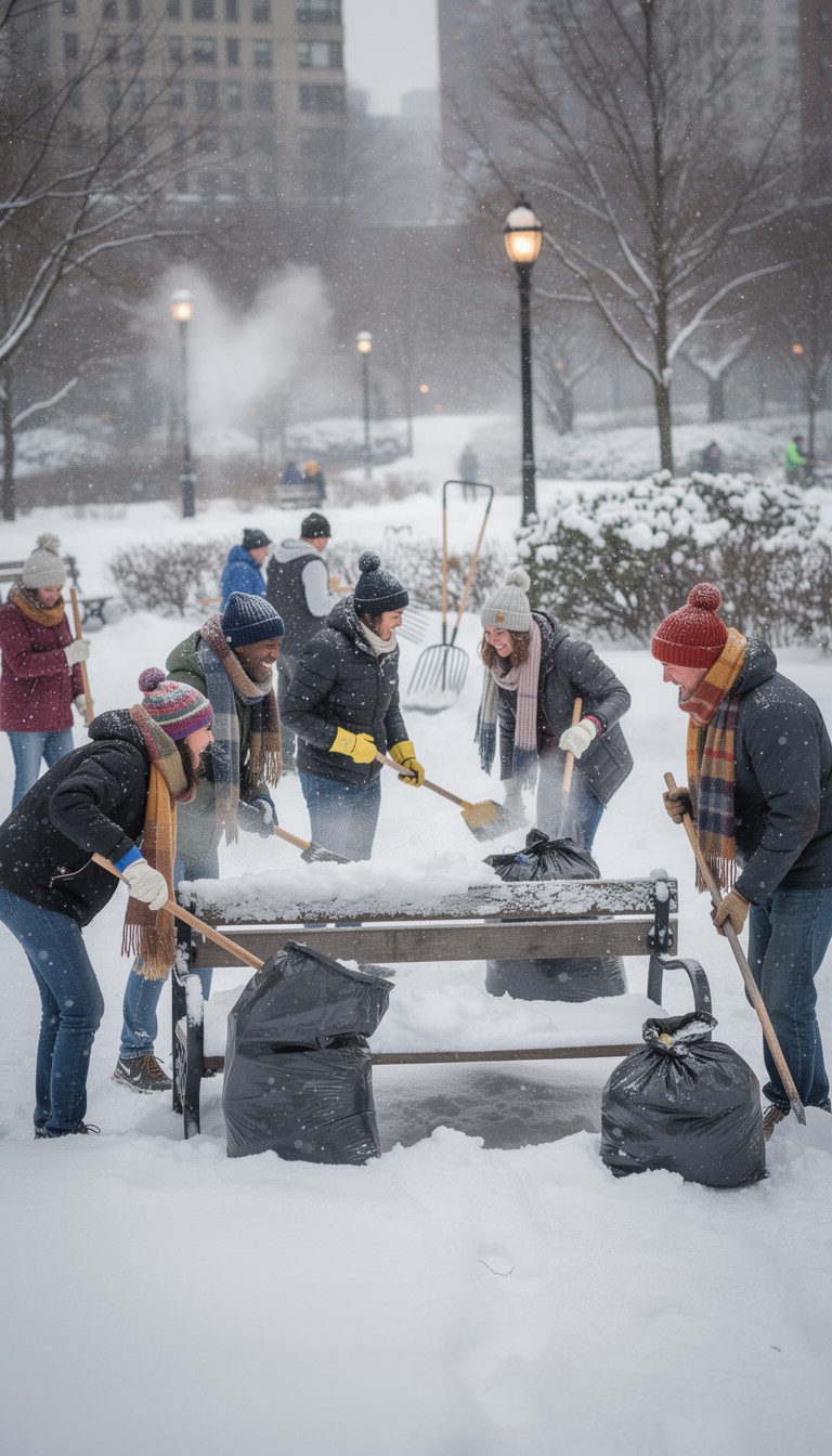 Free Winter Community Service Image - Volunteers, Winter, Snow ...