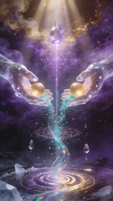 Translucent Purple Hand Free Cosmic Hands Offering Image - Cosmic, Purple, Hands | Download at ...