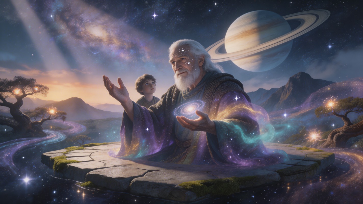 Free Cosmic Wisdom Transfer Image - Cosmic, Surreal, Mentor | Download ...