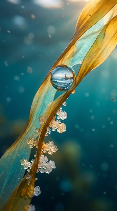 Free Ocean Lens Magic Image - Macro, Ocean, Droplet | Download at StockCake