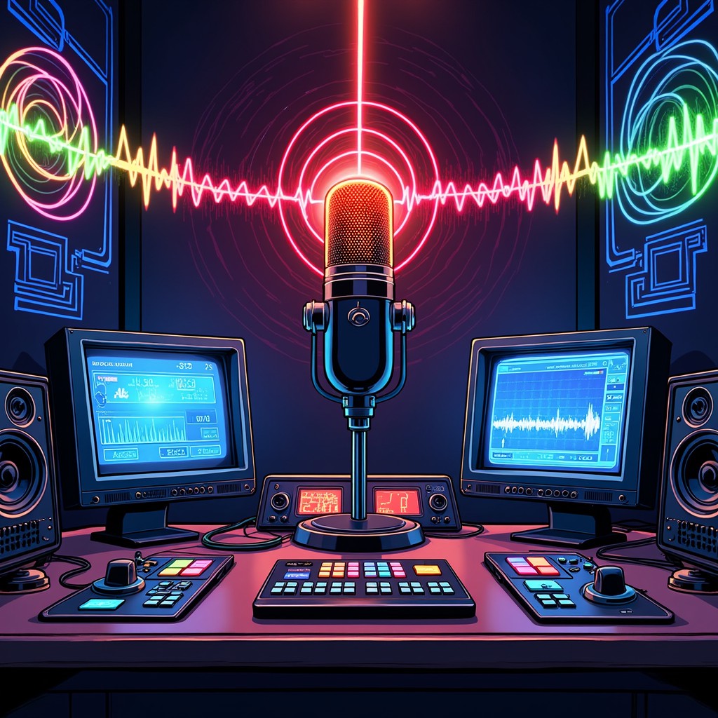 Free Anime Broadcasting Station Image - Microphone, Anime, Manga ...