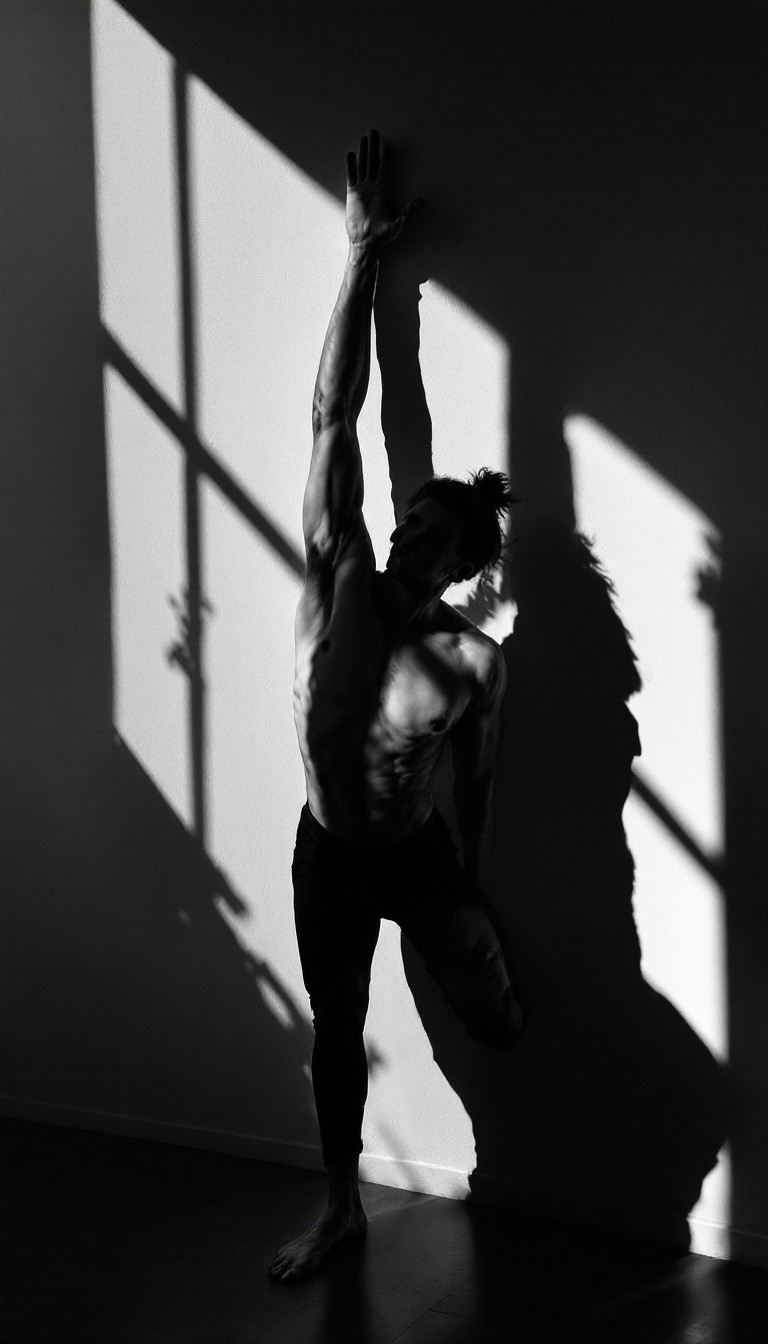 Free Shadow Dance Performance Image - Minimal, Monochrome, Athletic ...