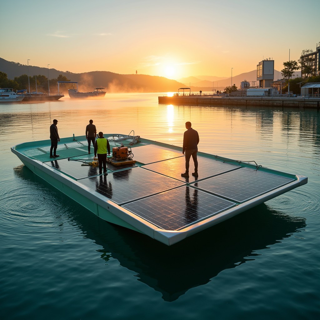 Floating Solar Beacons Free Floating Solar Innovation Image - Solar, Floating, Sunset ...