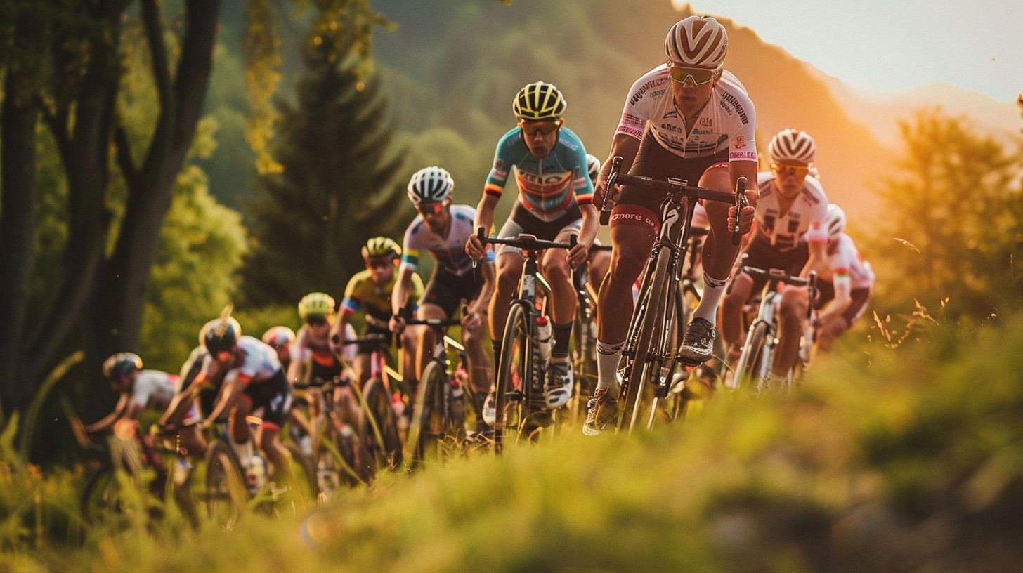 Free Cyclists Racing Sunset Image - Cycling, Sunset, Race | Download at ...