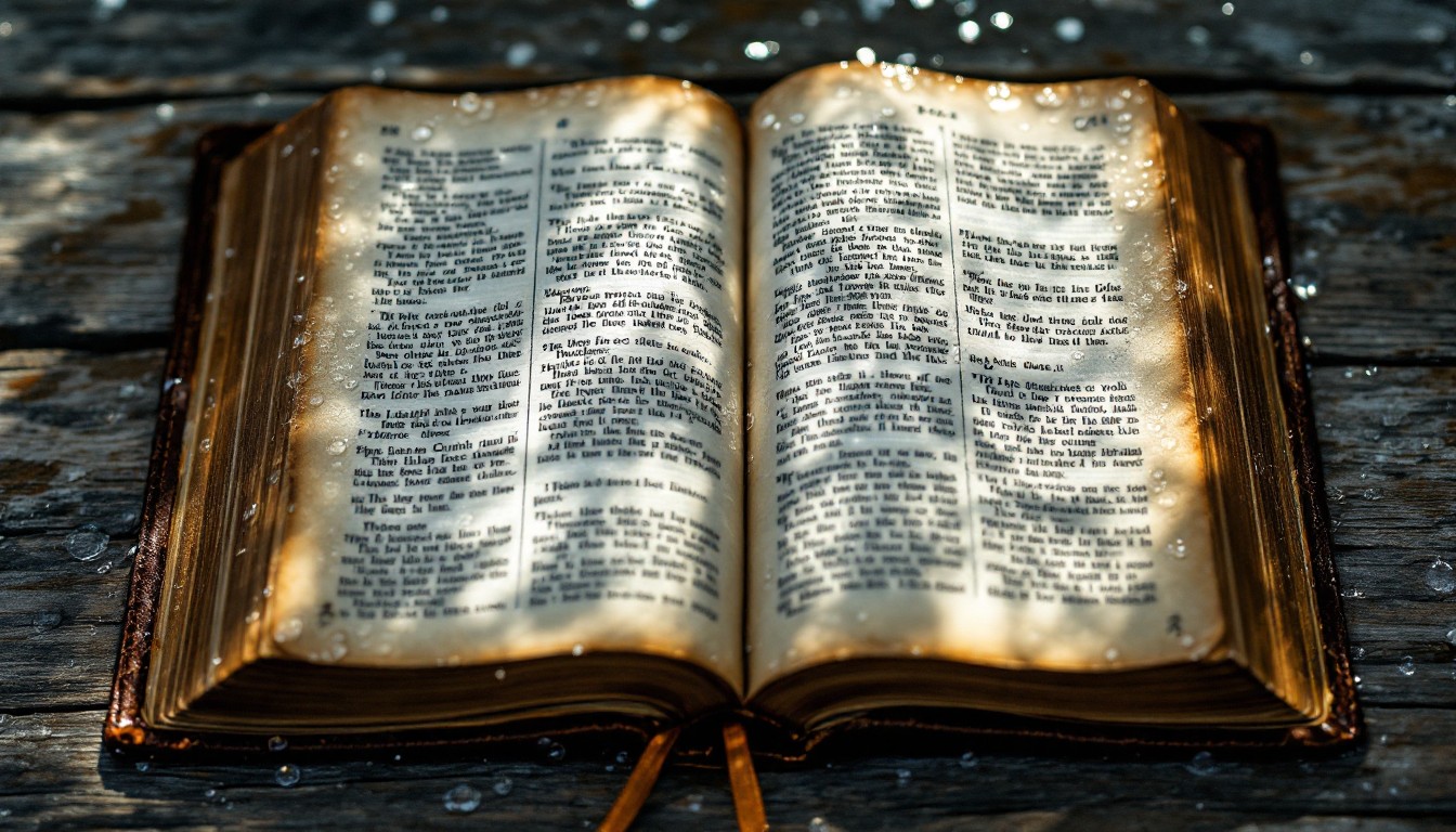 Free Sacred Water Reflections Image - Bible, Droplets, Scripture ...