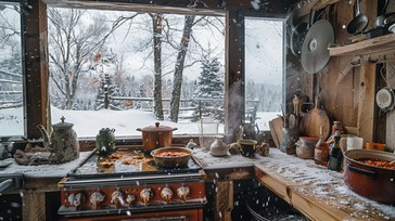 Free Winter Cooking Bliss Image - Winter, Cooking, Kitchen | Download ...