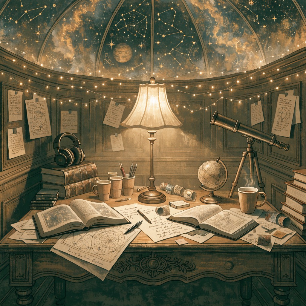Free Celestial Study Space Image - Study, Lofi, Celestial | Download at ...