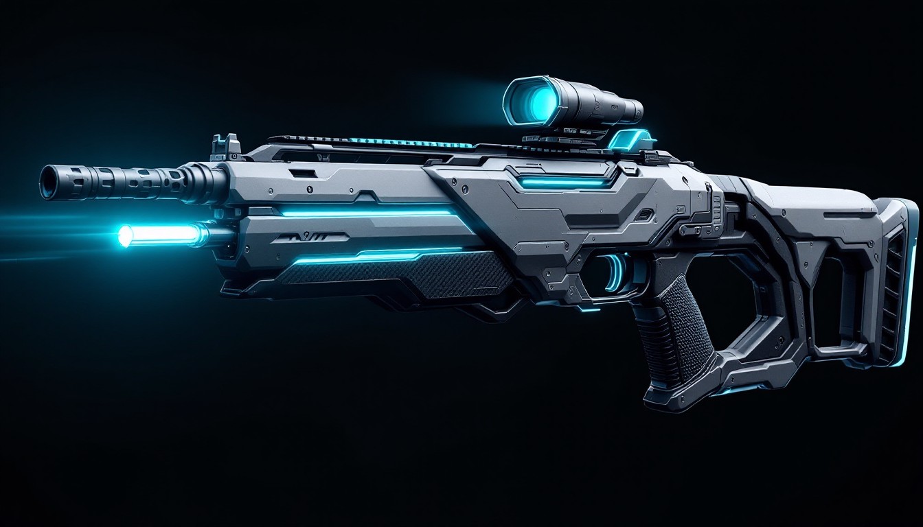 Free Futuristic Combat Rifle Image - Futuristic, Weapon, Rifle ...
