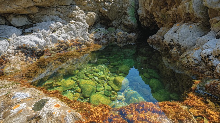 Free Serene Water Pool Image - Rock, Pool, Serene | Download at StockCake