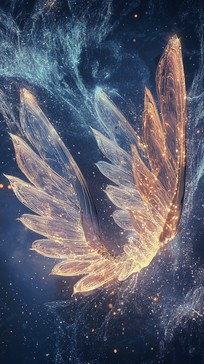 Free Celestial Wings Shine Image - Celestial, Wings, Golden | Download ...