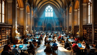 Free Gothic Learning Sanctuary Image - Gothic, Library, Studying ...