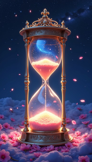 Magical Timer Free Enchanted Blossom Timer Image - Hourglass, Magical, Anime ...