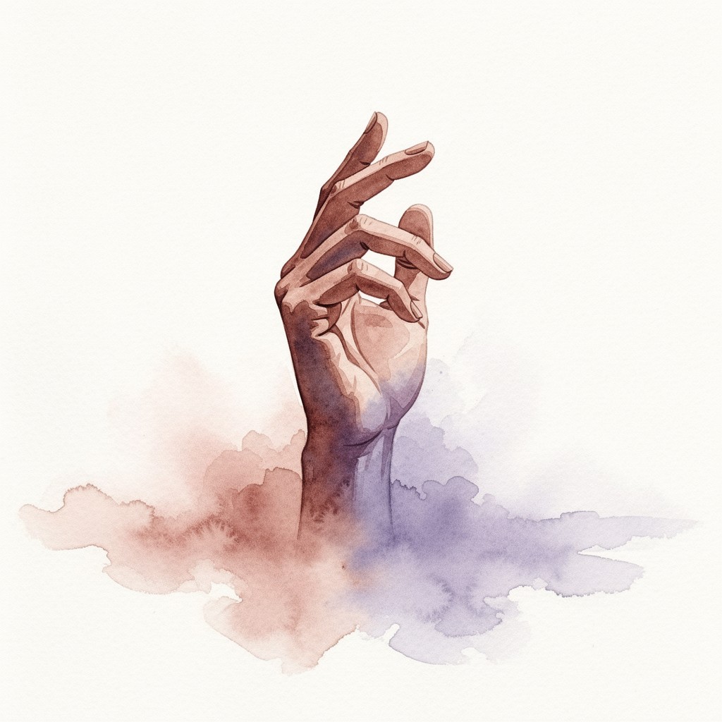 Free Graceful Hand Emerging Image - Watercolor, Hand, Minimalist ...