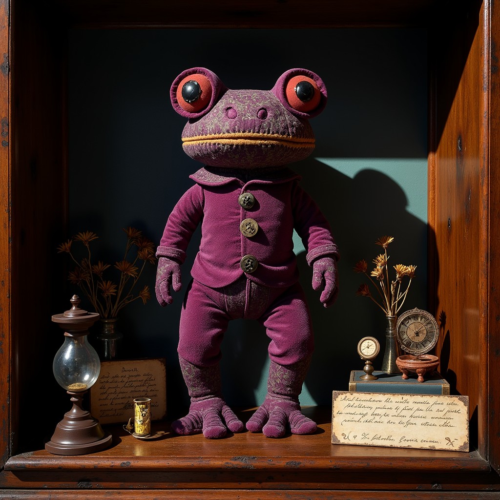 Free Gothic Amphibian Curiosity Image - Frog, Purple, Plushie ...