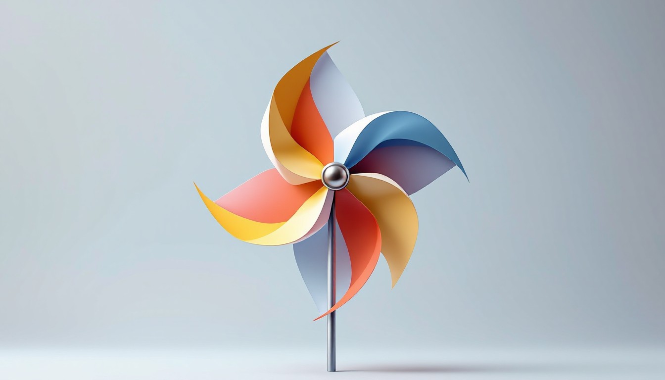 Free Colorful Geometric Pinwheel Image - Pinwheel, Geometric, Minimal ...