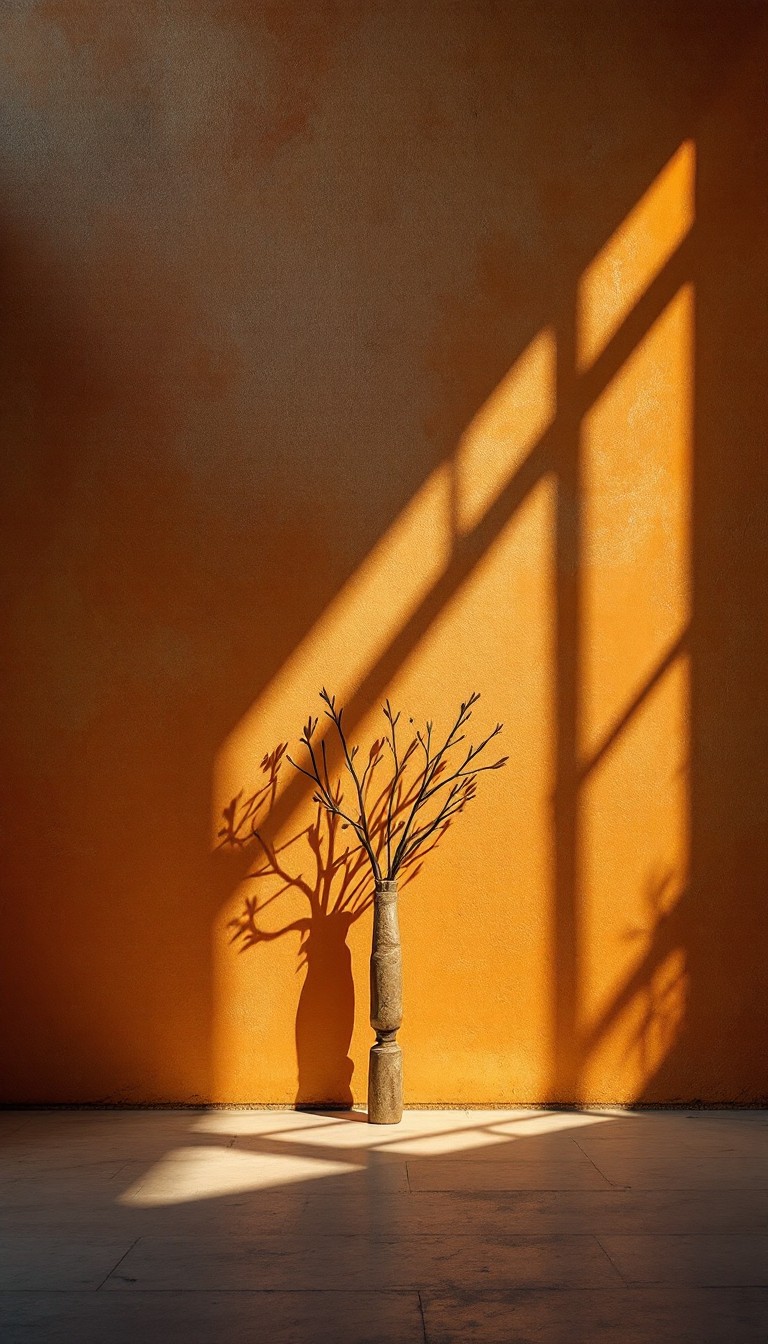 Free Shadows embrace nature Image - Minimalist, Shadow, Terracotta ...