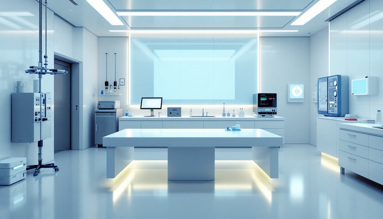 Free Futuristic Lab Design Image - Laboratory, Futuristic, Medical ...