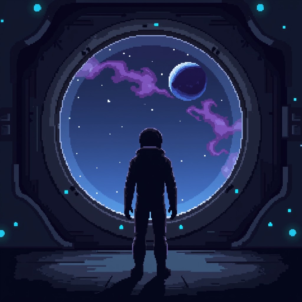 Free Space Solitude Observed Image - Astronaut, Space, Porthole ...