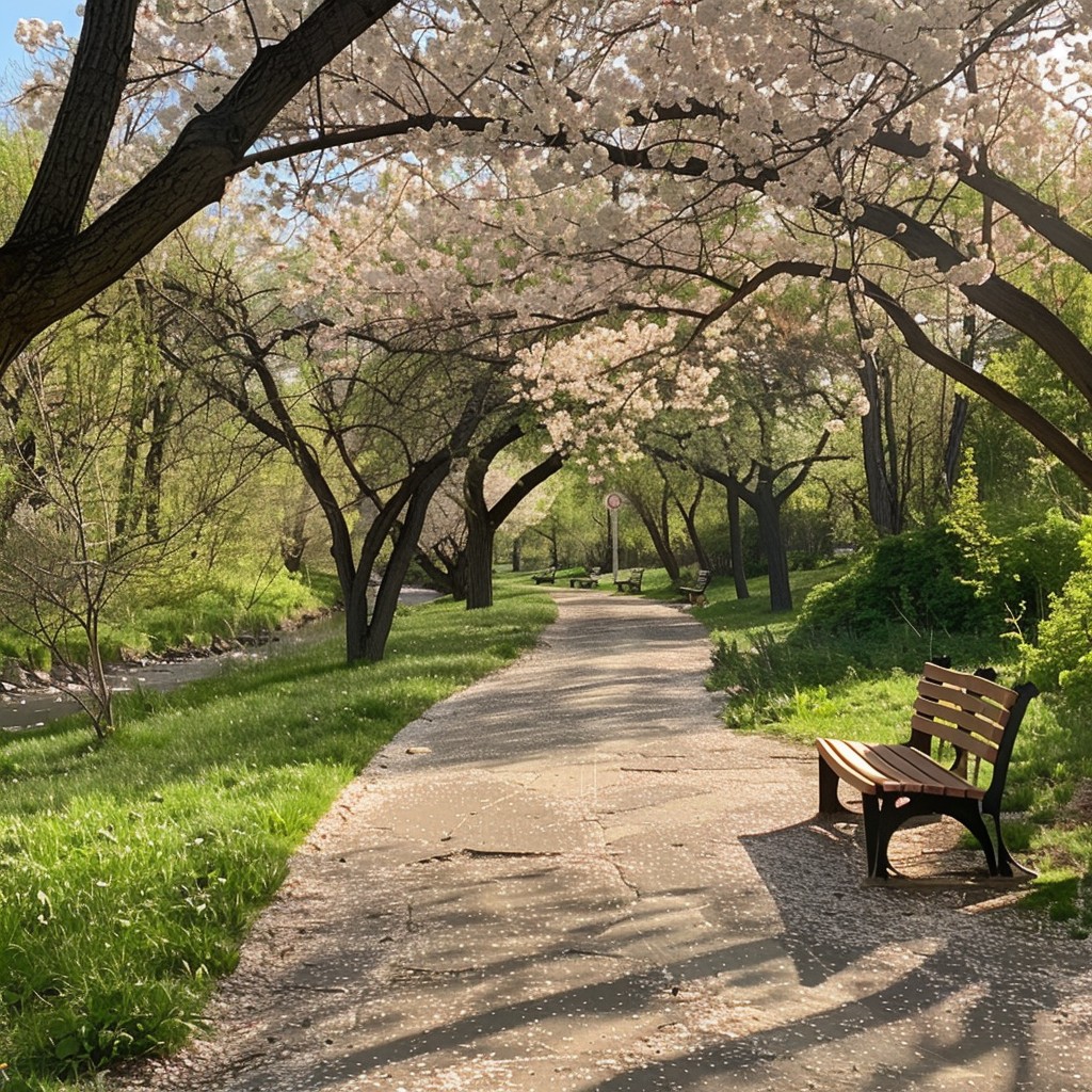 Park Row Spring Path Free Spring park walkway Image - Spring, Park, Walkway | Download at ...