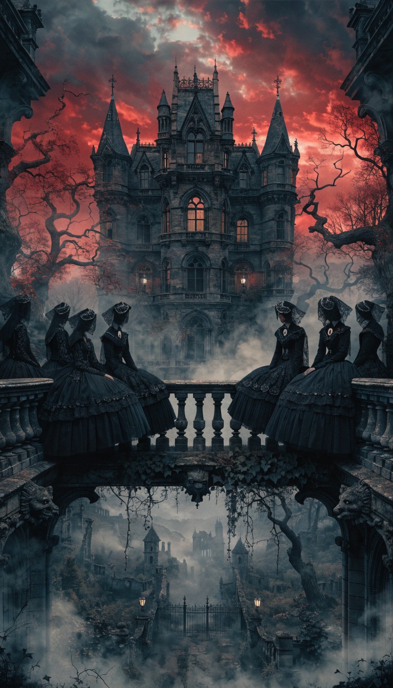 Free Gothic Mourning Sunset Image - Gothic, Victorian, Mourning ...