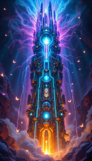 Free Cosmic Power Generator Image - Generator, Tower, Fantasy ...