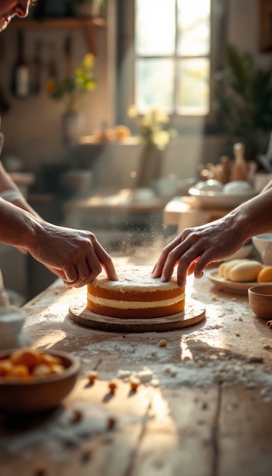 Free Sunlit Cake Making Image - Baking, Artisanal, Sunlit | Download at ...