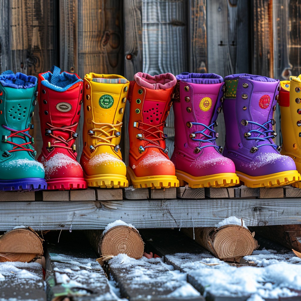 Free Colorful Winter Boots Image - Boots, Winter, Colorful | Download ...