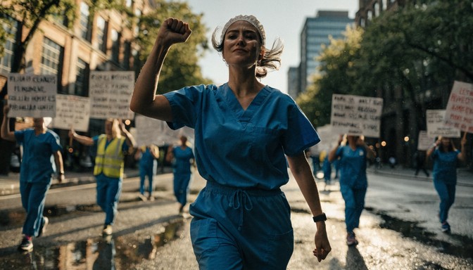 Free Nurses Demand Change Image - Nurses, Healthcare, Protest ...