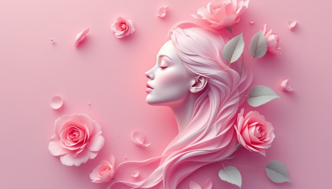 Profile Color Pink Free Roses Meet Profile Image - Minimal, Floral, Profile | Download at ...