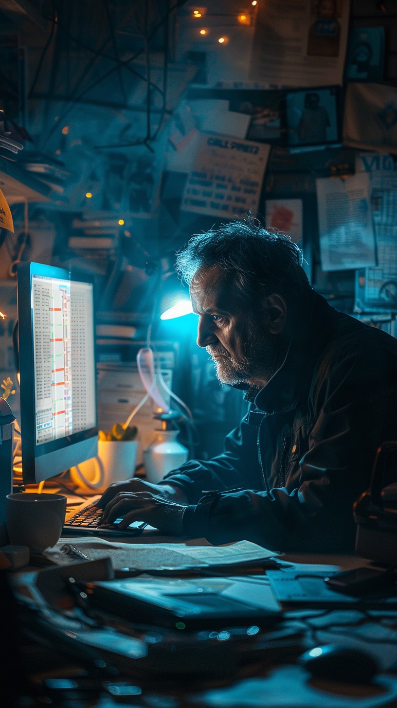 Free Focused Late-Night Work Image - Focused, Nighttime, Work ...