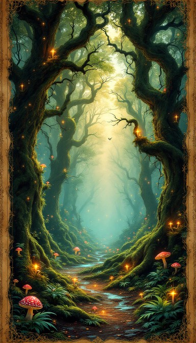 Free Enchanted Forest Pathway Image - Forest, Enchanted, Magical ...